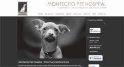 Desktop Screenshot of montecitopethospital.com